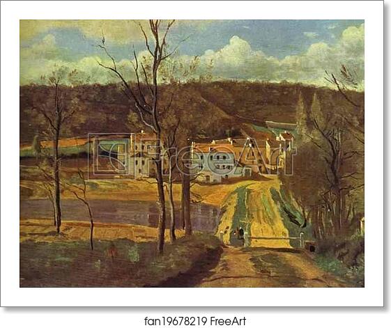 Free art print of The Cabassud Houses at Ville-d'Avray / Les maisons Cabassud a Ville-d'Avray by Jean-Baptiste-Camille Corot Free art print of The Cabassud Houses at Ville-d'Avray / Les maisons Cabassud a Ville-d'Avray by Jean-Baptiste-Camille Corot
