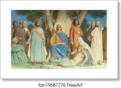 Free art print of Saint Louis Rendering Justice by William-Adolphe Bouguereau Free art print of Saint Louis Rendering Justice by William-Adolphe Bouguereau