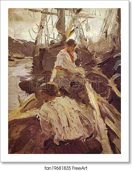 Free art print of Pomors by Valentin Serov Free art print of Pomors by Valentin Serov