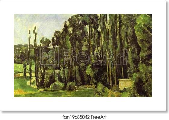 Free art print of Poplar Trees by Paul Cézanne Free art print of Poplar Trees by Paul Cézanne