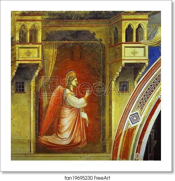 Free art print of The Angel of Annunciation by Giotto Free art print of The Angel of Annunciation by Giotto