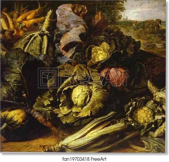 Free art print of Vegetable Still Life by Frans Snyders