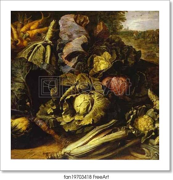 Free art print of Vegetable Still Life by Frans Snyders Free art print of Vegetable Still Life by Frans Snyders