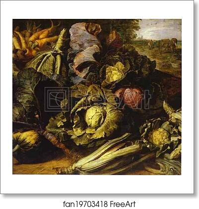Free art print of Vegetable Still Life by Frans Snyders