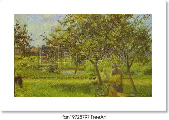 Free art print of The Wheelbarrow by Camille Pissarro Free art print of The Wheelbarrow by Camille Pissarro
