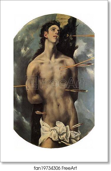 Free art print of St. Sebastian by El Greco Free art print of St. Sebastian by El Greco