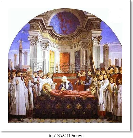 Free art print of The Funeral of St. Fina by Domenico Ghirlandaio Free art print of The Funeral of St. Fina by Domenico Ghirlandaio