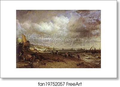 Free art print of The Chain Pier, Brighton by John Constable