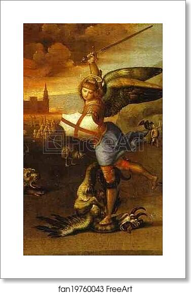 Free art print of St. Michael by Raphael