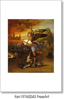 Free art print of St. Michael by Raphael