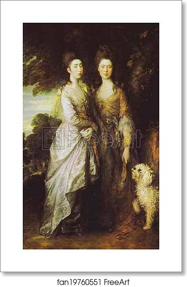 Free art print of The Artist's Daughters by Thomas Gainsborough Free art print of The Artist's Daughters by Thomas Gainsborough