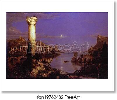 Free art print of The Course of Empire: Desolation by Thomas Cole