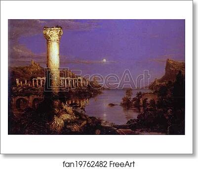 Free art print of The Course of Empire: Desolation by Thomas Cole Free art print of The Course of Empire: Desolation by Thomas Cole