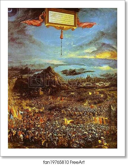 Free art print of Alexander's Victory (The Battle of the Issus) by Albrecht Altdorfer Free art print of Alexander's Victory (The Battle of the Issus) by Albrecht Altdorfer