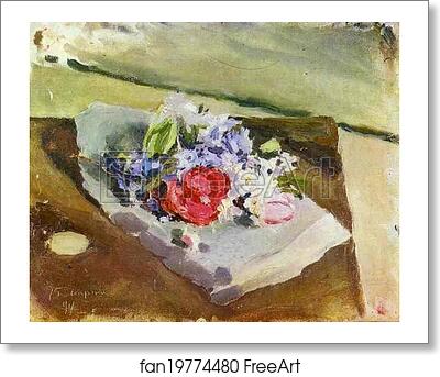 Free art print of Flowers by Victor Borisov-Musatov Free art print of Flowers by Victor Borisov-Musatov
