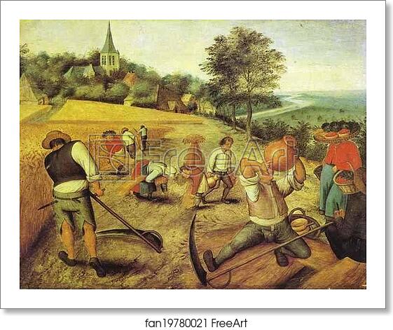 Free art print of Summer by Pieter Brueghel The Younger Free art print of Summer by Pieter Brueghel The Younger