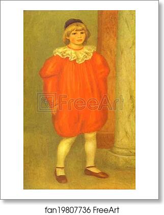 Free art print of The Clown (Claude Renoir) by Pierre-Auguste Renoir Free art print of The Clown (Claude Renoir) by Pierre-Auguste Renoir