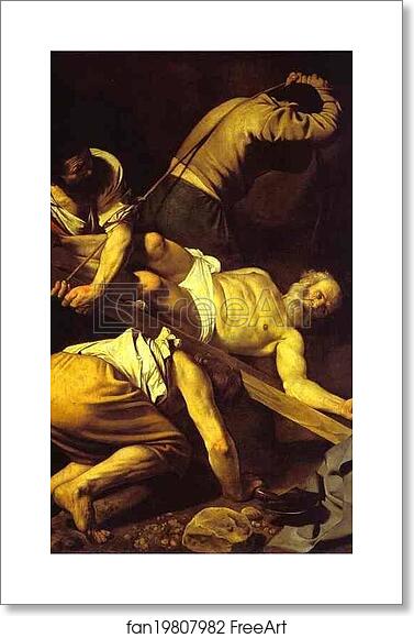 Free art print of The Crucifixion of St. Peter by Caravaggio Free art print of The Crucifixion of St. Peter by Caravaggio