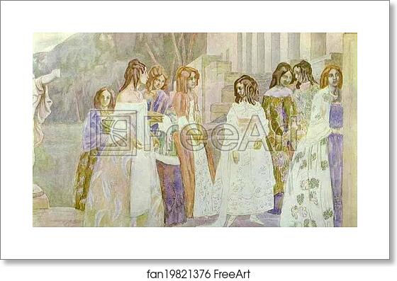 Free art print of Requiem by Victor Borisov-Musatov Free art print of Requiem by Victor Borisov-Musatov