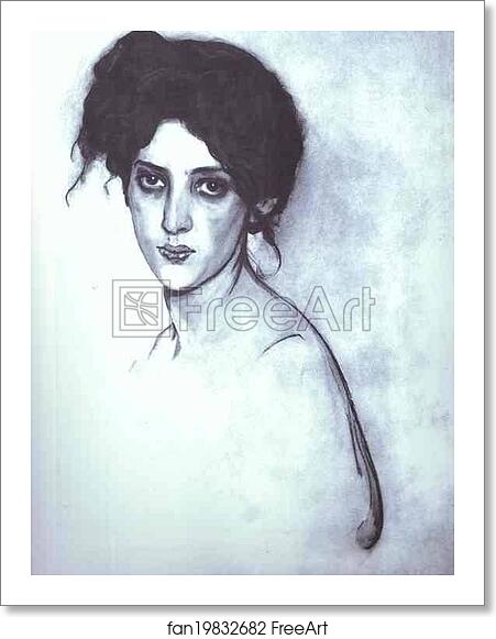 Free art print of Portrait of Izabella Grunberg by Valentin Serov