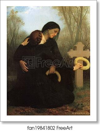 Free art print of Le jour des morts (All Saints' Day) by William-Adolphe Bouguereau