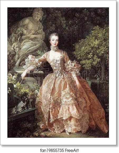 Free art print of Portrait of the Marquise de Pompadour by François Boucher Free art print of Portrait of the Marquise de Pompadour by François Boucher