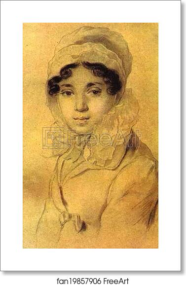 Free art print of Portrait of M. A. Kikina by Orest Kiprensky Free art print of Portrait of M. A. Kikina by Orest Kiprensky