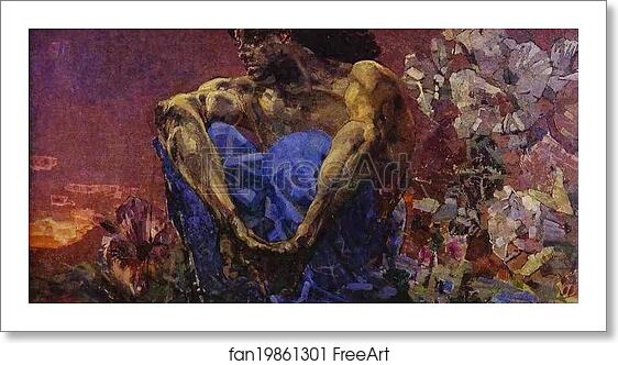 Free art print of The Seated Demon by Mikhail Vrubel Free art print of The Seated Demon by Mikhail Vrubel