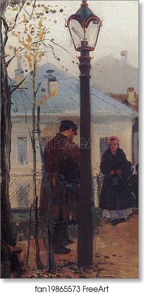 Free art print of On the Boulevard. Detail by Vladimir Makovsky