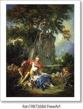 Free art print of An Autumn Pastoral by François Boucher Free art print of An Autumn Pastoral by François Boucher