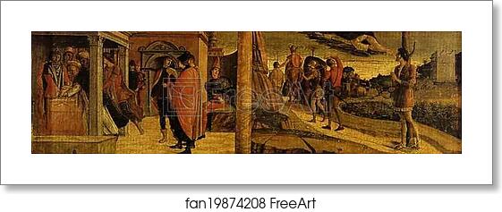 Free art print of Miracles of St. Vincent Ferrar: He Raises a Dead Infant to Life and Frees Prisoners by Giovanni Bellini Free art print of Miracles of St. Vincent Ferrar: He Raises a Dead Infant to Life and Frees Prisoners by Giovanni Bellini