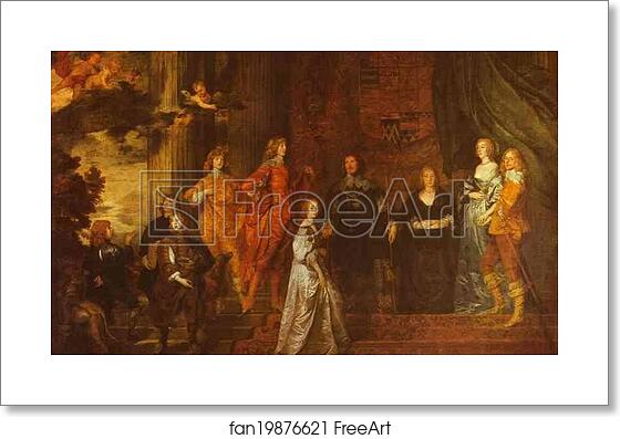 Free art print of Philip, 4th Earl of Pembroke and His Family by Sir Anthony Van Dyck