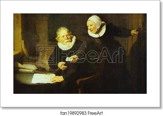 Free art print of The Shipbuilder Jan Rijcksen and His Wife Griet Jans by Rembrandt Harmenszoon Van Rijn Free art print of The Shipbuilder Jan Rijcksen and His Wife Griet Jans by Rembrandt Harmenszoon Van Rijn