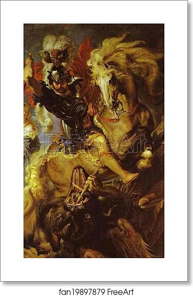 Free art print of St. George and the Dragon by Peter Paul Rubens Free art print of St. George and the Dragon by Peter Paul Rubens