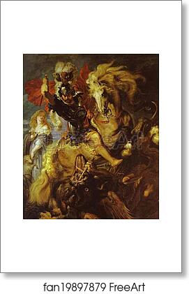 Free art print of St. George and the Dragon by Peter Paul Rubens