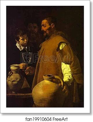 Free art print of The Waterseller in Seville by Diego Velázquez