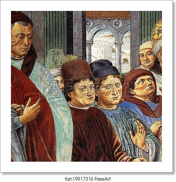 Free art print of St. Augustine Teaching in Rome. Detail by Benozzo Gozzoli Free art print of St. Augustine Teaching in Rome. Detail by Benozzo Gozzoli