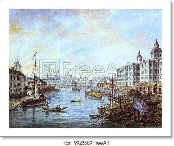 Free art print of The Foundling Hospital in Moscow by Fedor Alekseev