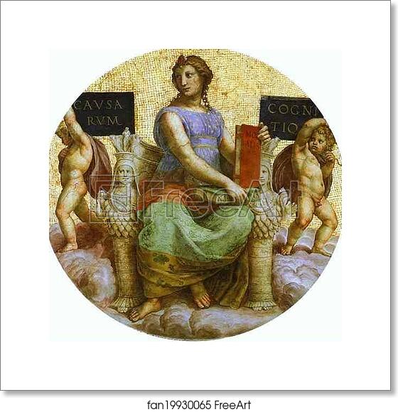 Free art print of Philosophy (ceiling tondo) by Raphael Free art print of Philosophy (ceiling tondo) by Raphael