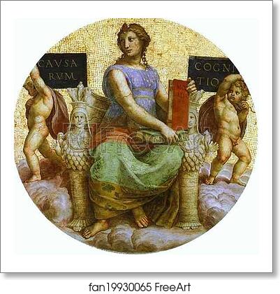 Free art print of Philosophy (ceiling tondo) by Raphael Free art print of Philosophy (ceiling tondo) by Raphael