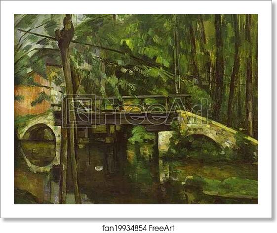 Free art print of The Bridge at Maincy by Paul Cézanne Free art print of The Bridge at Maincy by Paul Cézanne