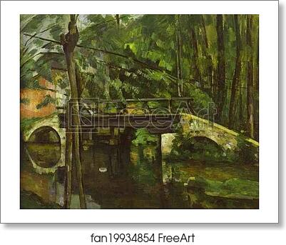Free art print of The Bridge at Maincy by Paul Cézanne