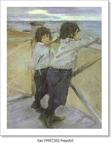 Free art print of The Children. Sasha and Yura Serov by Valentin Serov Free art print of The Children. Sasha and Yura Serov by Valentin Serov