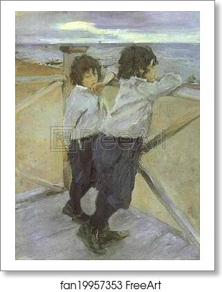 Free art print of The Children. Sasha and Yura Serov by Valentin Serov Free art print of The Children. Sasha and Yura Serov by Valentin Serov