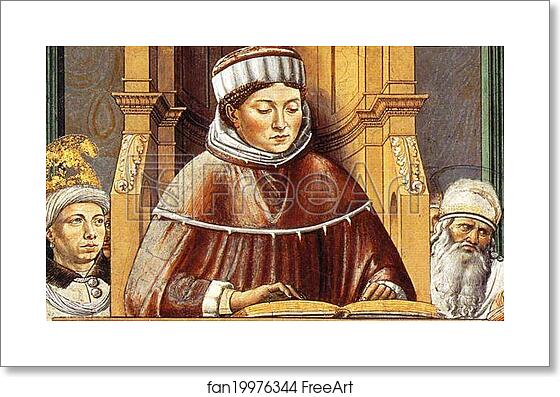 Free art print of St. Augustine Teaching in Rome. Detail by Benozzo Gozzoli Free art print of St. Augustine Teaching in Rome. Detail by Benozzo Gozzoli