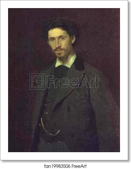 Free art print of Portrait of the Artist Ilya Repin by Ivan Kramskoy Free art print of Portrait of the Artist Ilya Repin by Ivan Kramskoy