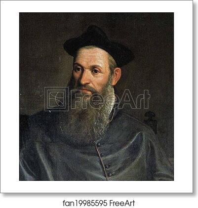 Free art print of Portrait of Daniele Barbaro. Detail by Paolo Veronese