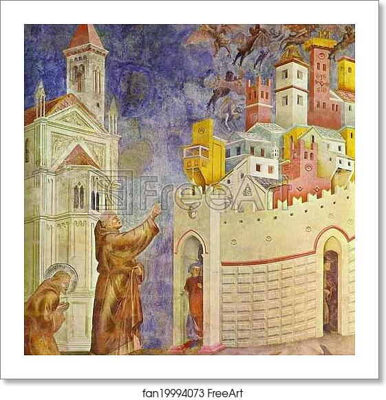 Free art print of The Expulsion of the Demons from Arezzo by Giotto Free art print of The Expulsion of the Demons from Arezzo by Giotto