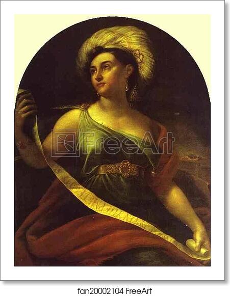 Free art print of Sibyl of Delphi (Portrait of N. S. Semenova) by Orest Kiprensky Free art print of Sibyl of Delphi (Portrait of N. S. Semenova) by Orest Kiprensky