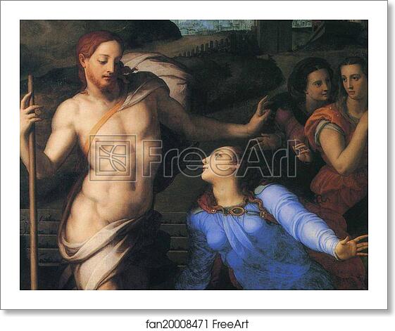 Free art print of Noli me tangere. Detail by Agnolo Bronzino Free art print of Noli me tangere. Detail by Agnolo Bronzino